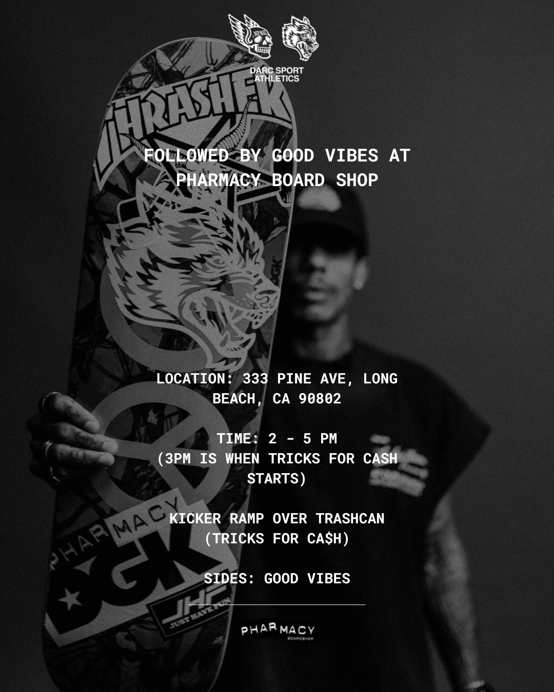 Pharmacy Long Beach Closing Party & Tricks for Cash 2026 poster or cover