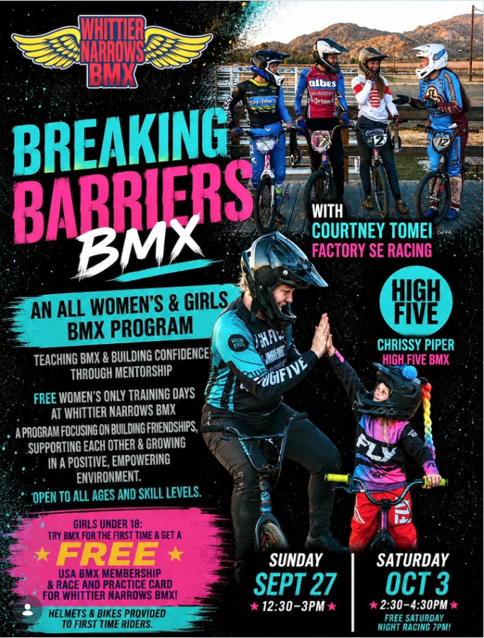 Breaking Barriers BMX: Women’s & Girls’ Program — Whittier Narrows 2026 poster or cover