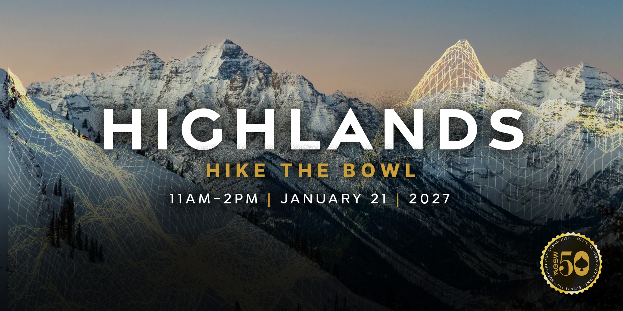 Aspen Gay Ski Week 2027: Hike the Bowl - Highlands poster or cover