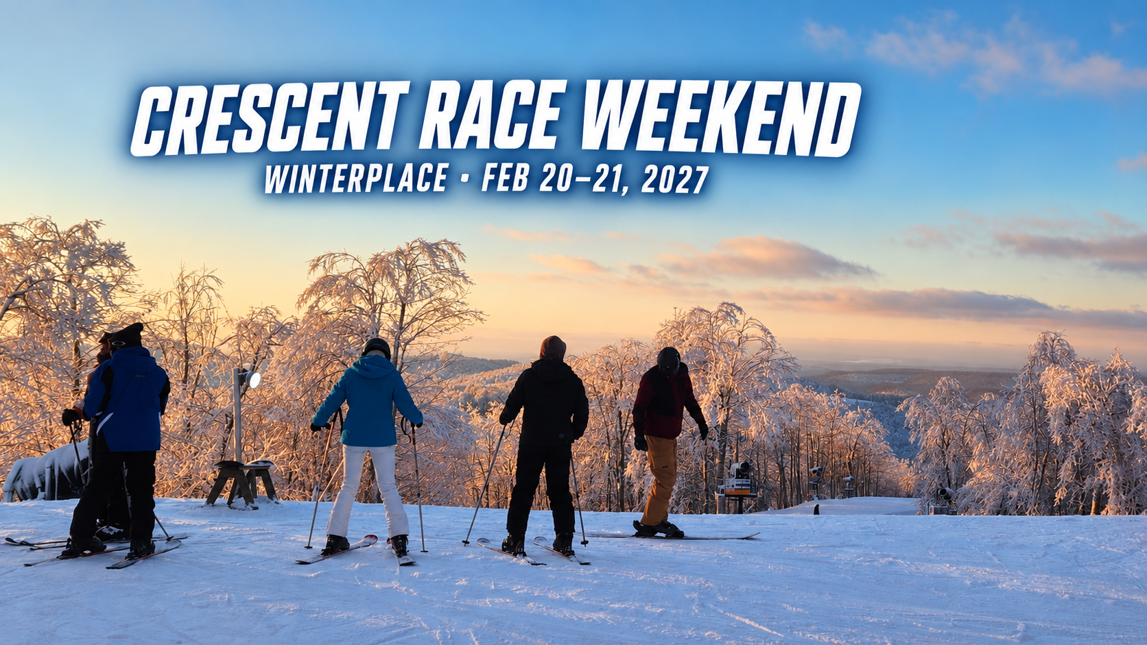 Crescent Ski Council Winterplace Race Weekend 2027 poster or cover