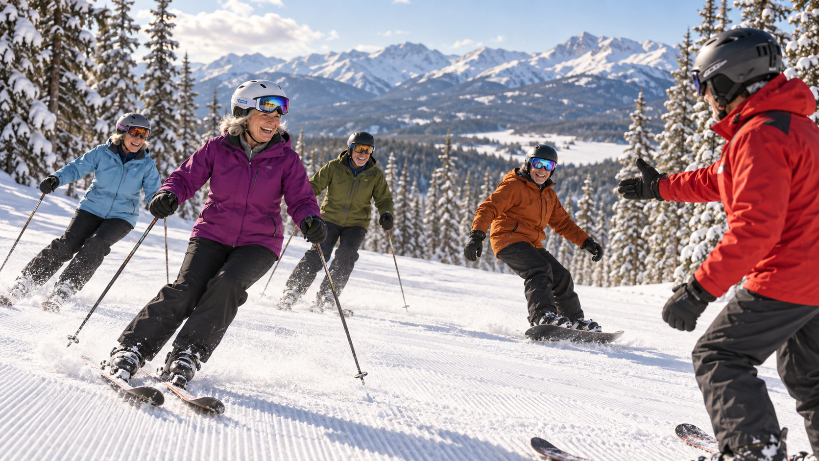 Forever Young Ski & Snowboard Clinics at Wolf Creek 2027 poster or cover