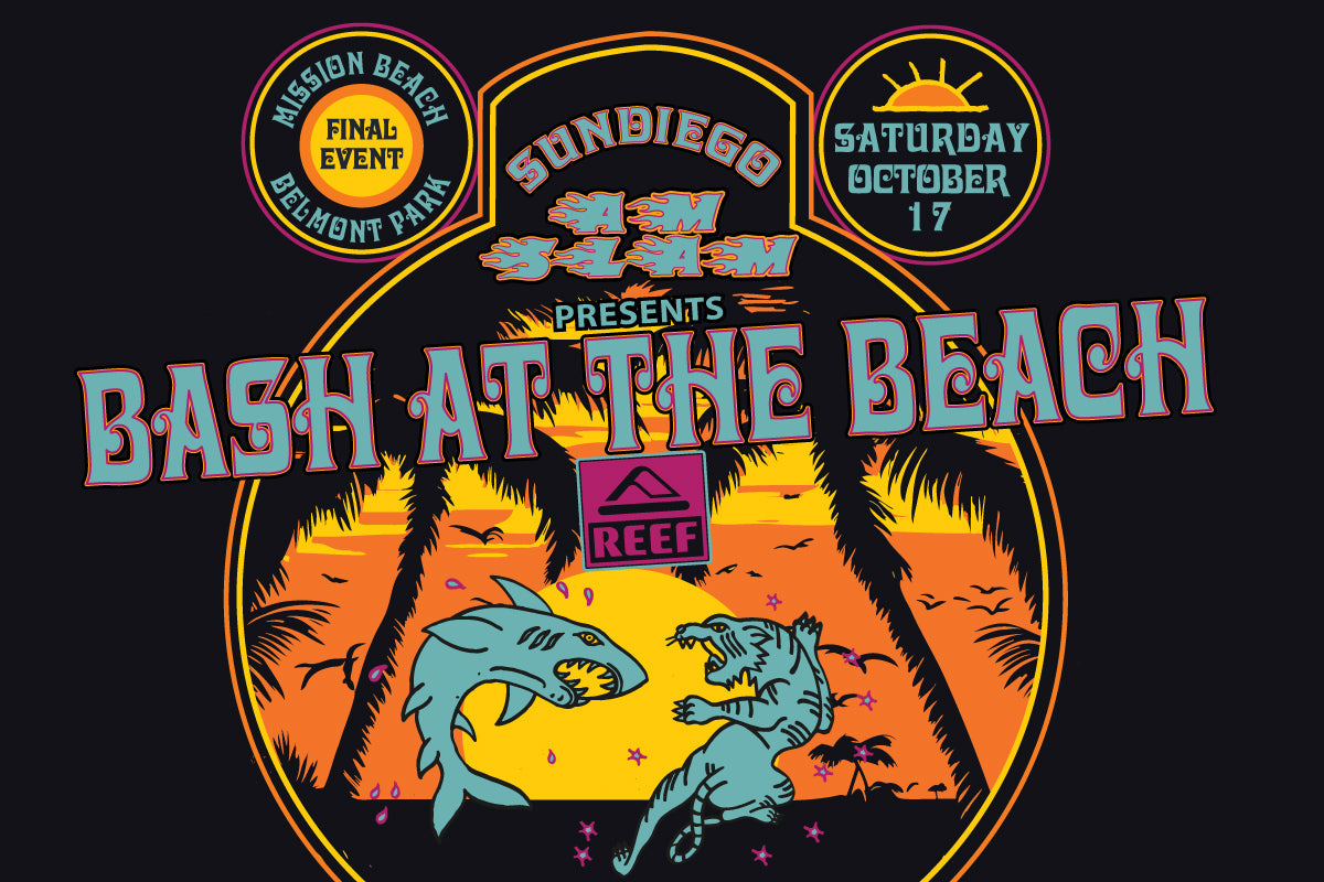 Sun Diego Bash at the Beach — 2026 AM SLAM Finale poster or cover