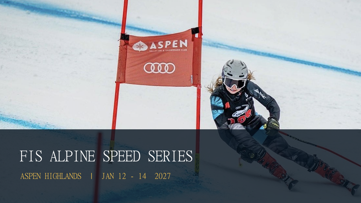 Aspen Highlands FIS Alpine Speed Series - January 2027 poster or cover