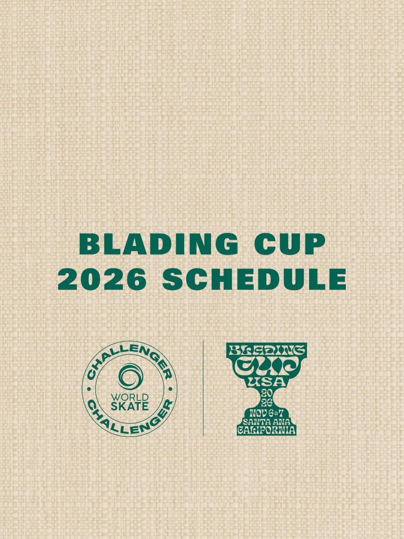 Blading Cup USA — Santa Ana 2026 poster or cover