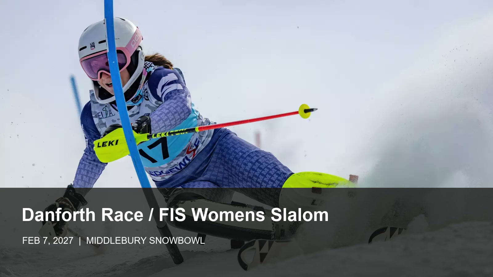 2027 Danforth Race / FIS Women’s Slalom at Middlebury Snowbowl poster or cover