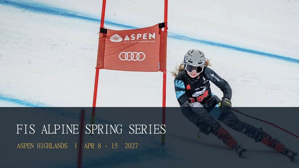 Aspen Highlands FIS Alpine Spring Series 2027 poster or cover