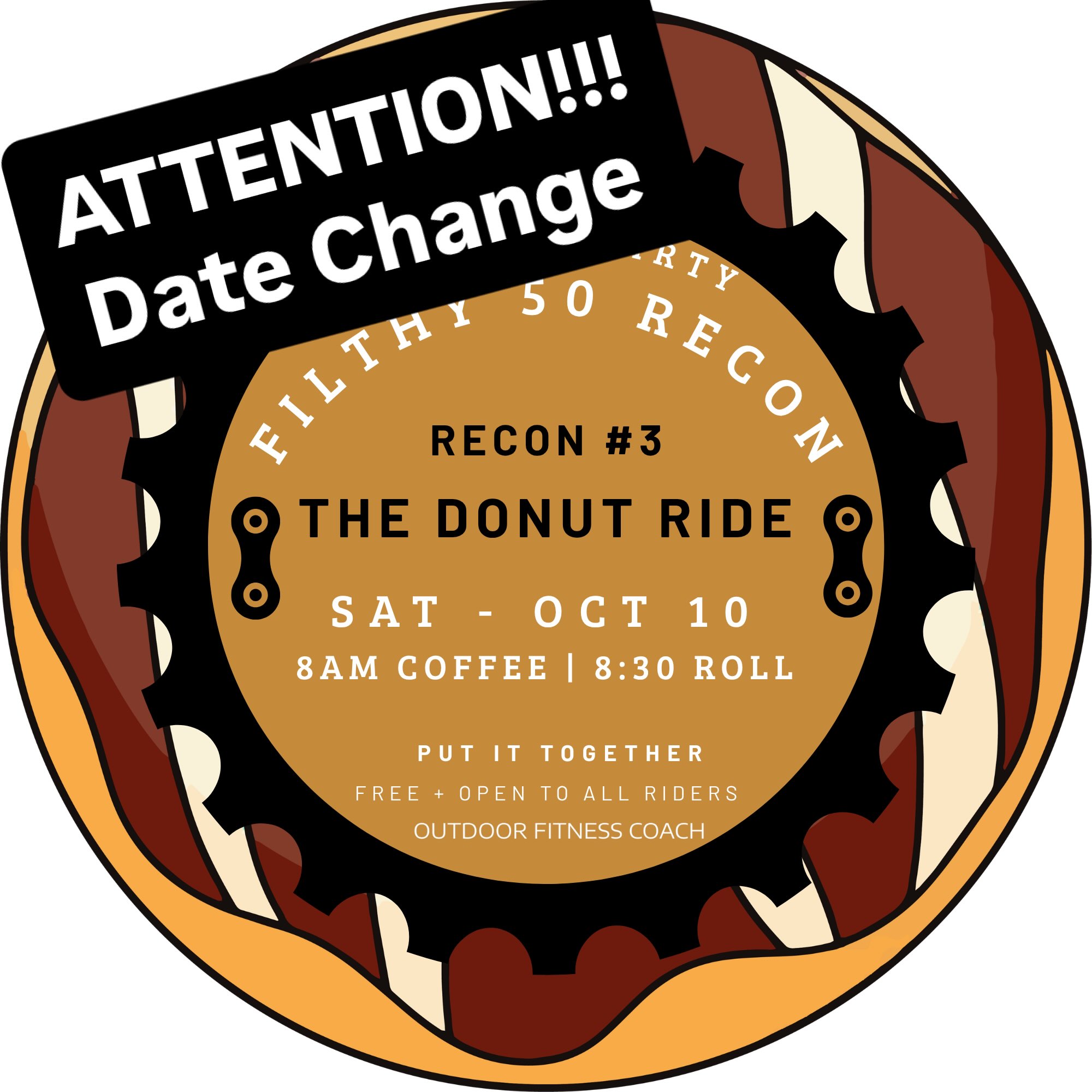Filthy 50 Recon Ride #3: The Donut Ride — 2026 poster or cover