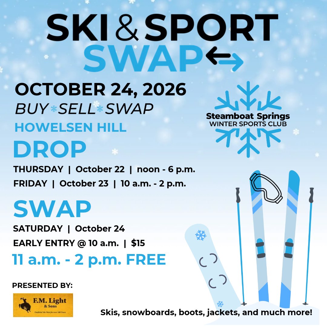 Howelsen Hill Community Ski & Sport Swap 2026 poster or cover