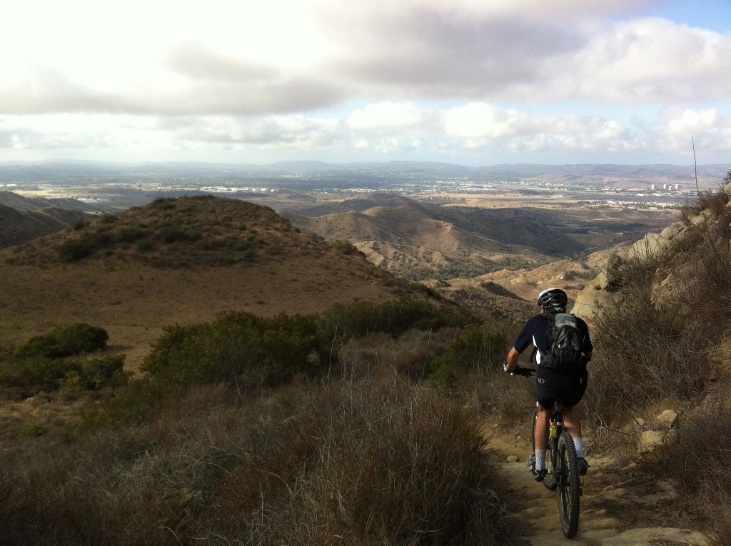 Intermediate Mountain Bike Ride from Irvine to Limestone Canyon poster or cover