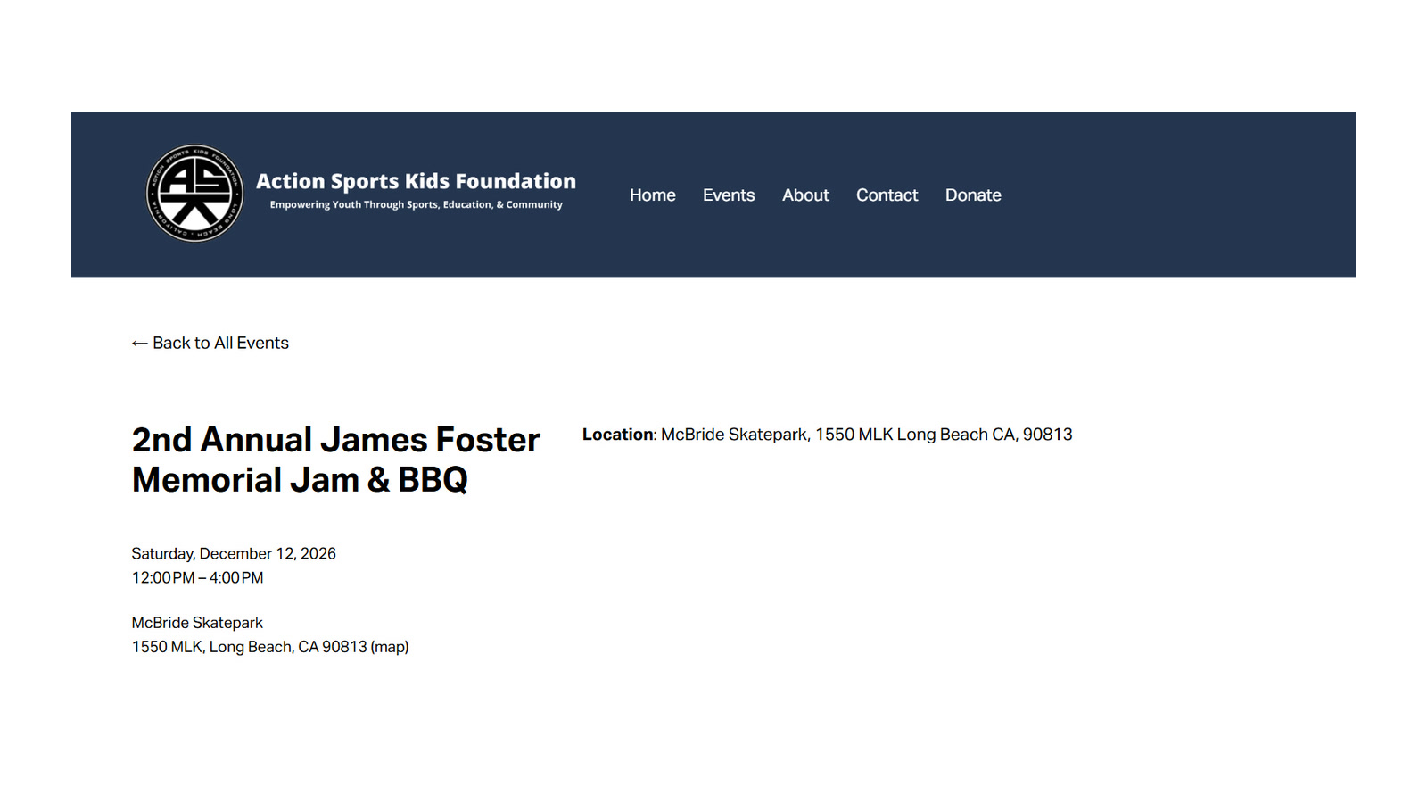 2nd Annual James Foster Memorial Jam & BBQ poster or cover