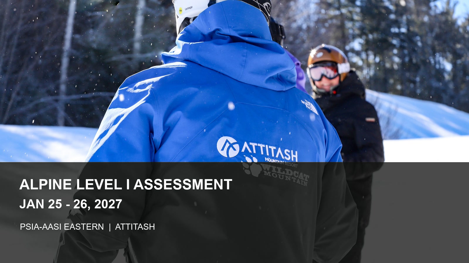 PSIA-AASI Alpine Level I Assessment at Attitash poster or cover