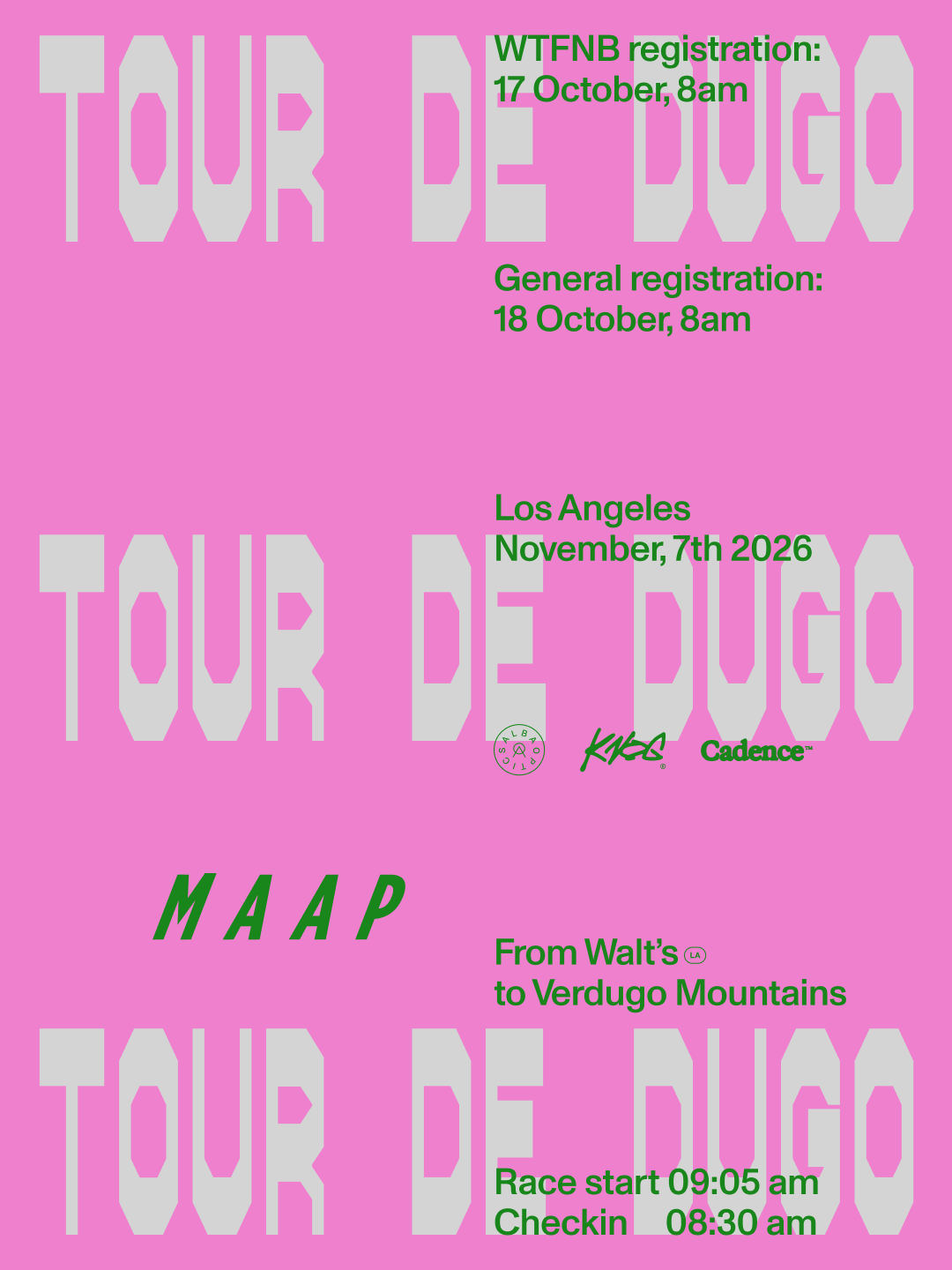 Tour de Dugo 2026 poster or cover