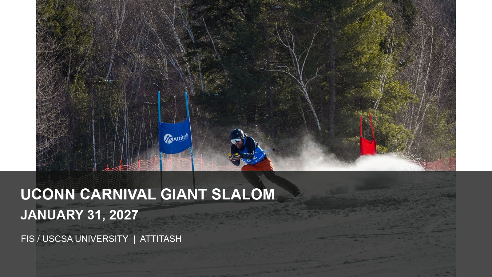 2027 UCONN Carnival Giant Slalom at Attitash poster or cover