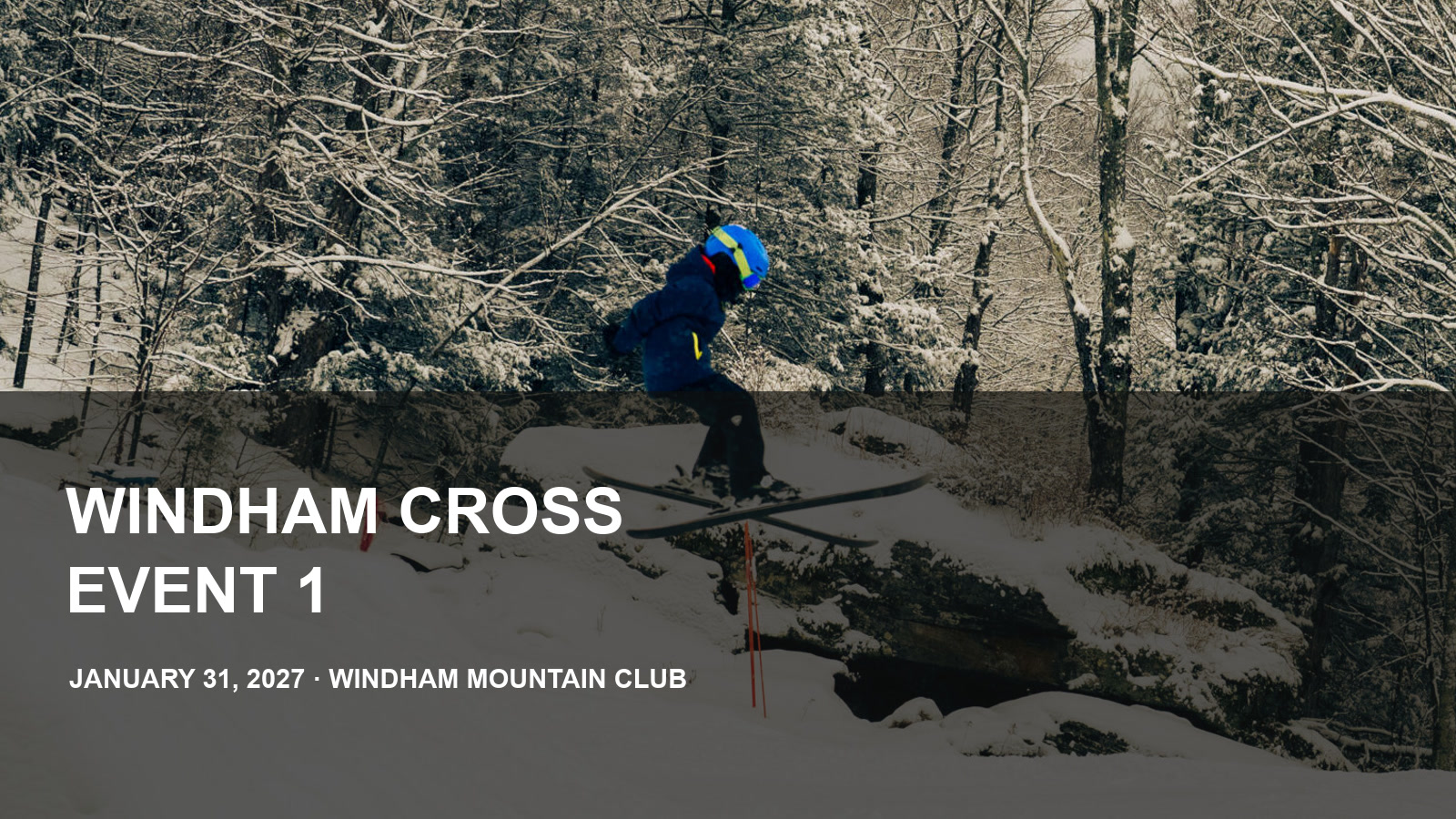 2027 Windham Cross Event 1 poster or cover