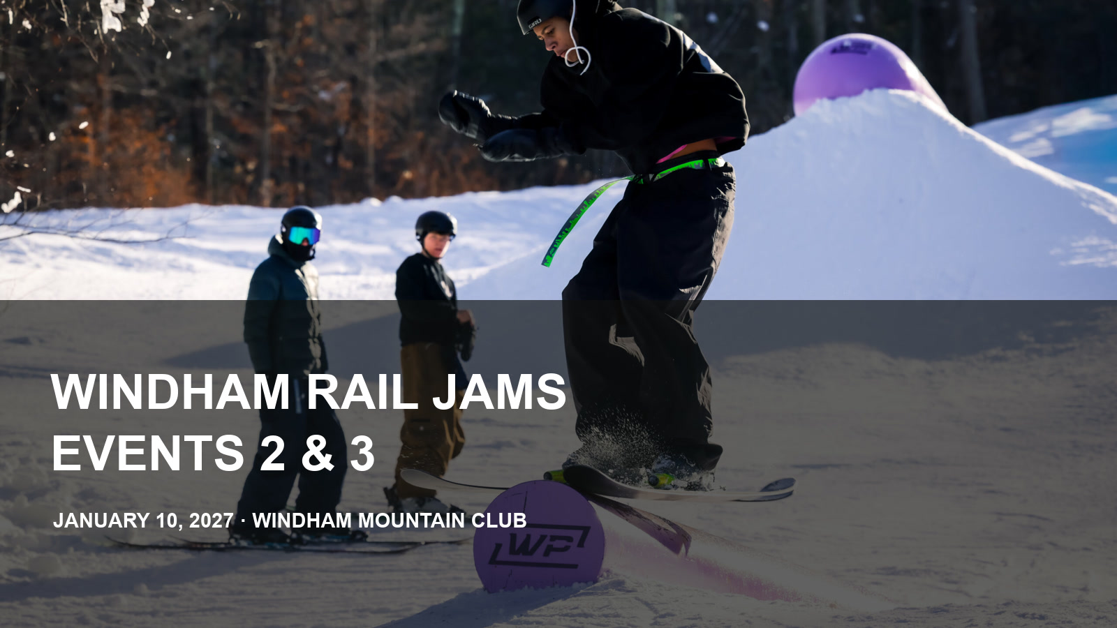 2027 Windham Rail Jams 2 & 3 poster or cover