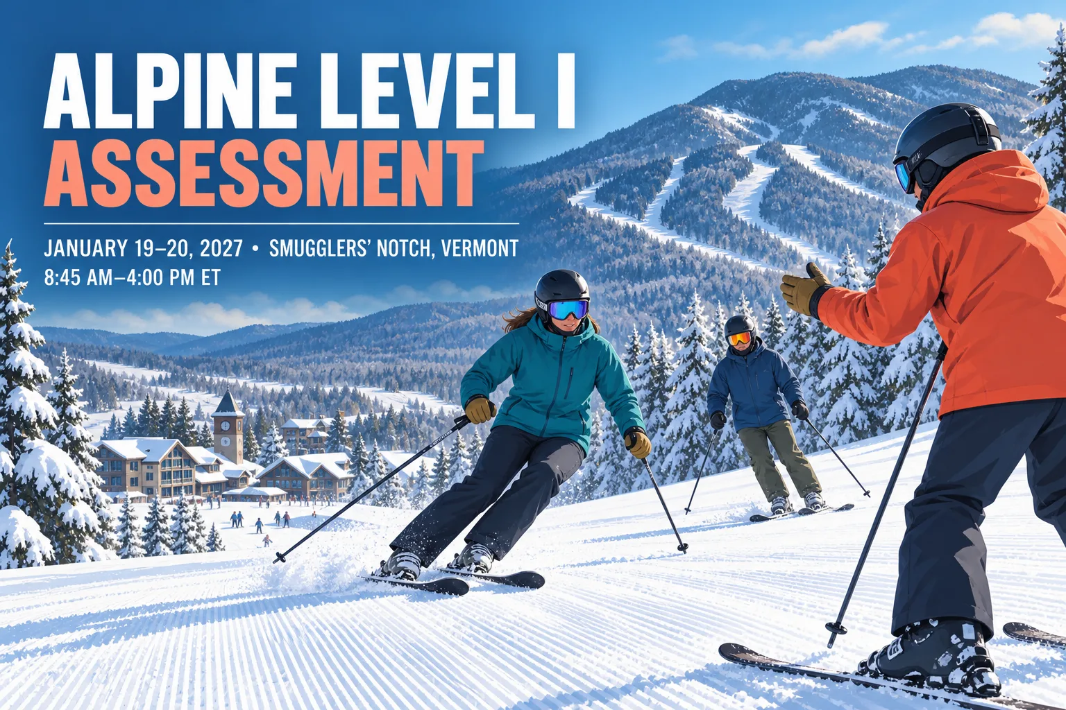 Alpine Level I Assessment at Smugglers' Notch – January 2027 poster or cover