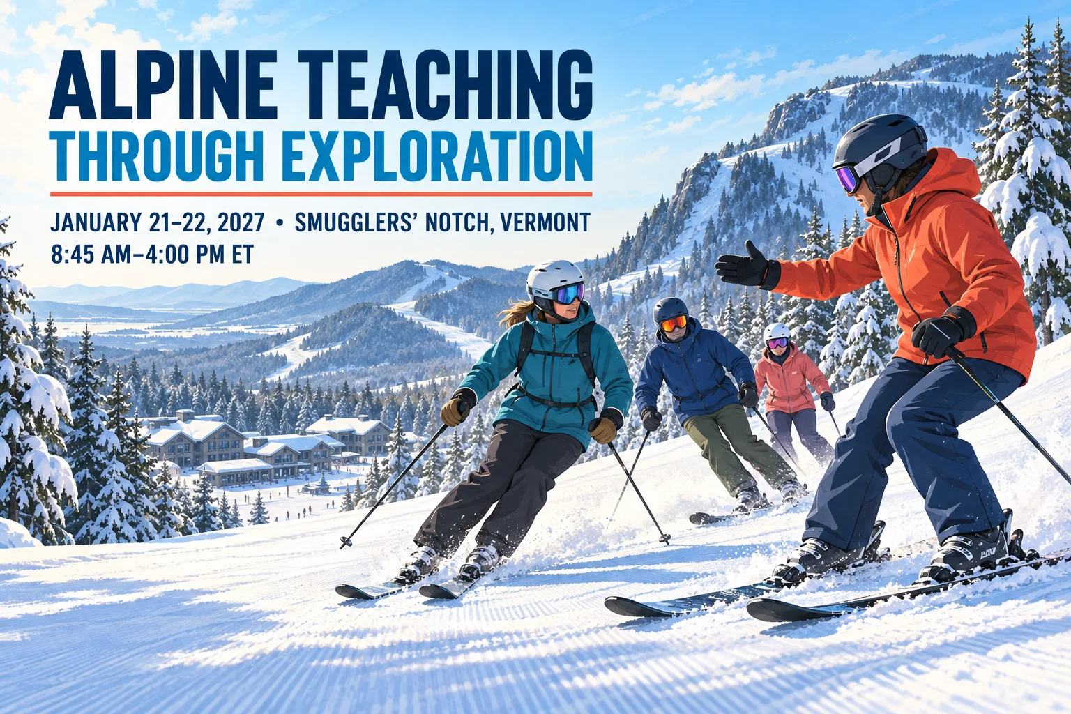 Alpine Teaching Through Exploration at Smugglers' Notch 2027 poster or cover