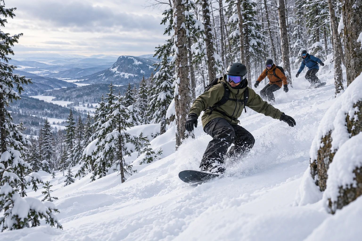 Snowboard Trees and Steeps Camp at Smugglers' Notch 2027 poster or cover